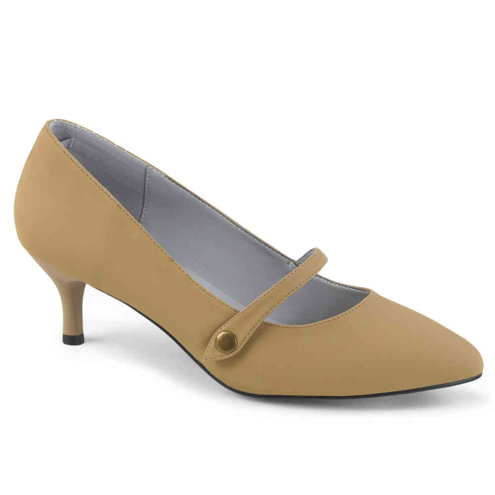 Pleaser Pink Label - KITTEN-03 Pumps - Pole dance schuhe - Beige/Creme